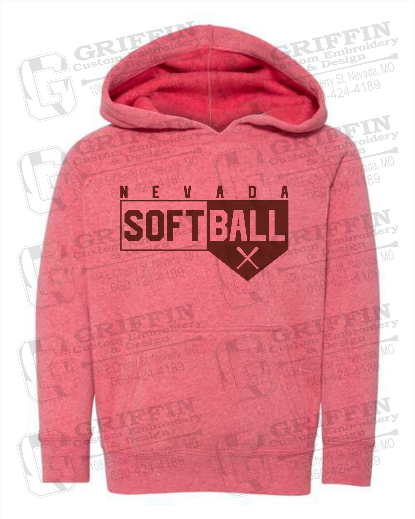Toddler Hoodie - Softball - Nevada Tigers 24-B