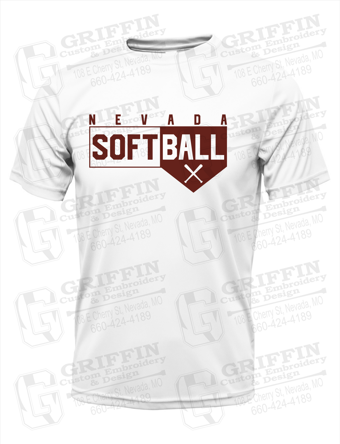 Nevada Tigers 24-B Dry-Fit T-Shirt - Softball