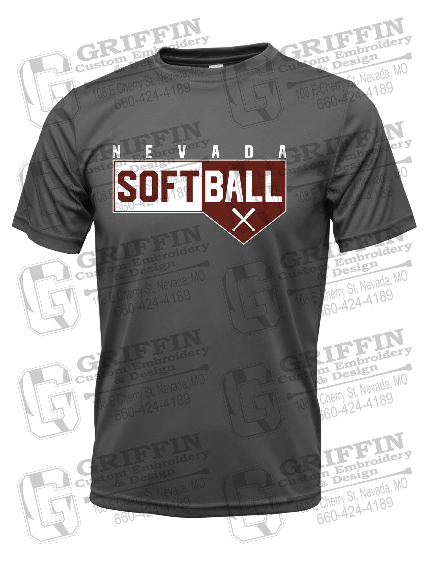 Nevada Tigers 24-B Dry-Fit T-Shirt - Softball