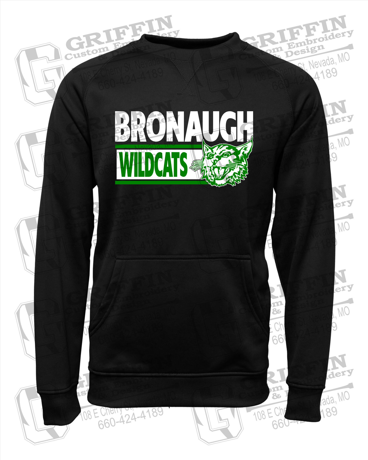 Performance Fleece Sweatshirt - Bronaugh Wildcats 24-B