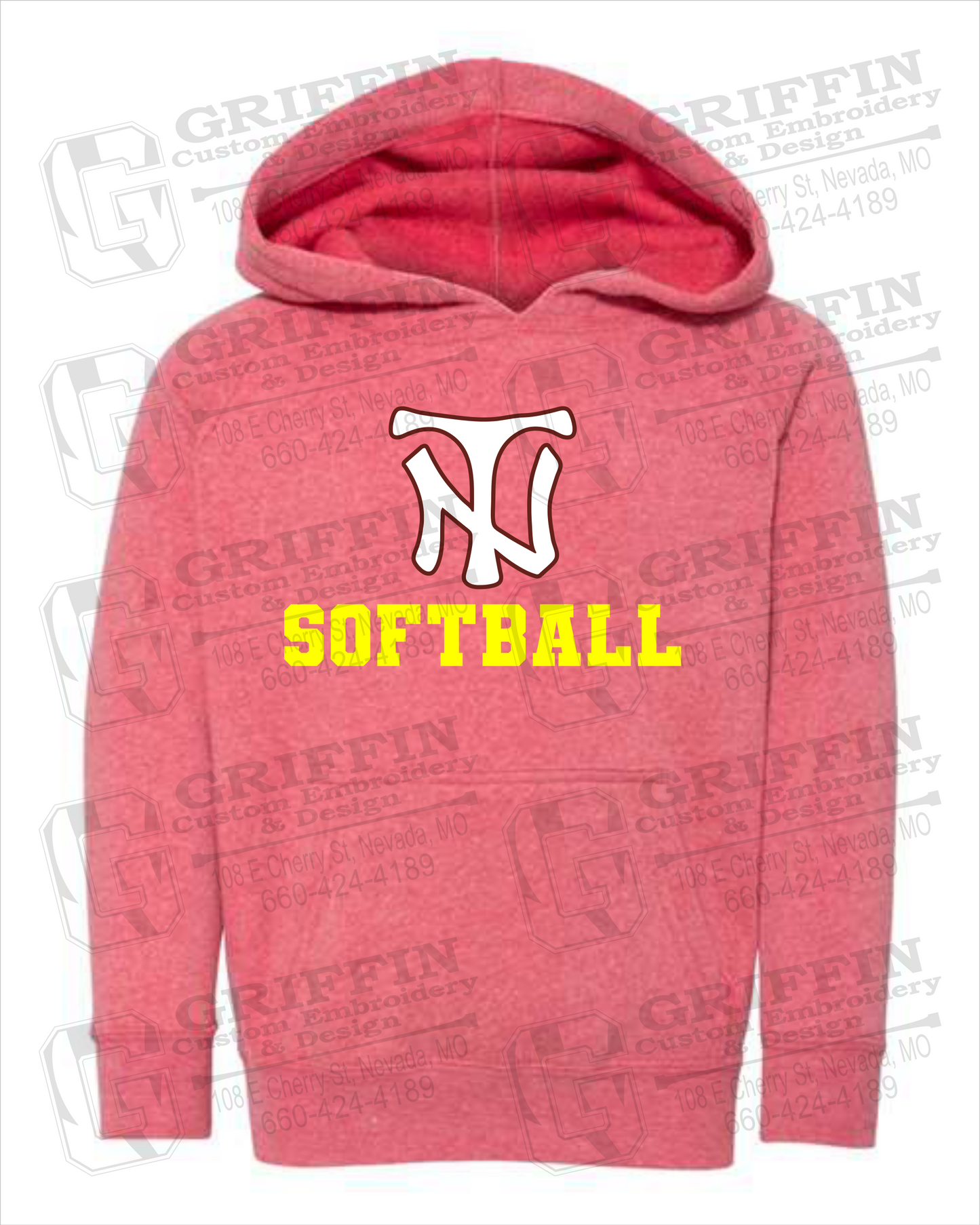 Toddler Hoodie - Softball - Nevada Tigers 24-C