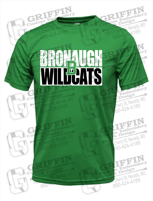 Dry-Fit Short Sleeve T-Shirt - Bronaugh Wildcats 24-C