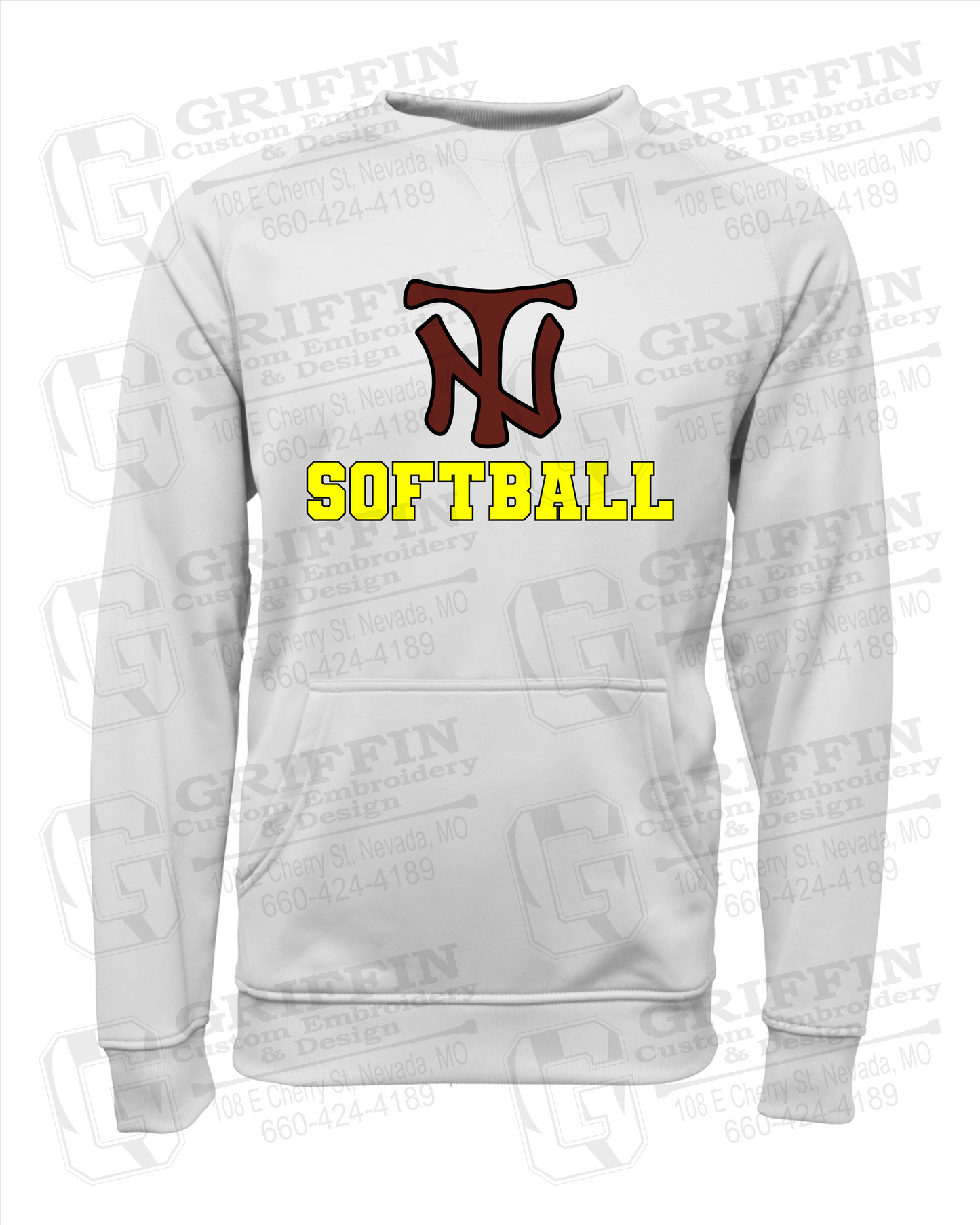 Nevada Tigers 24-C Sweatshirt - Softball