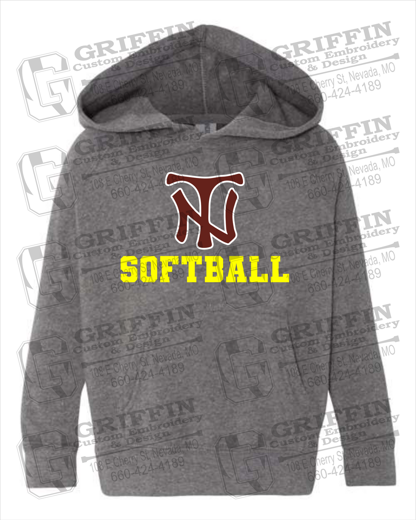 Toddler Hoodie - Softball - Nevada Tigers 24-C