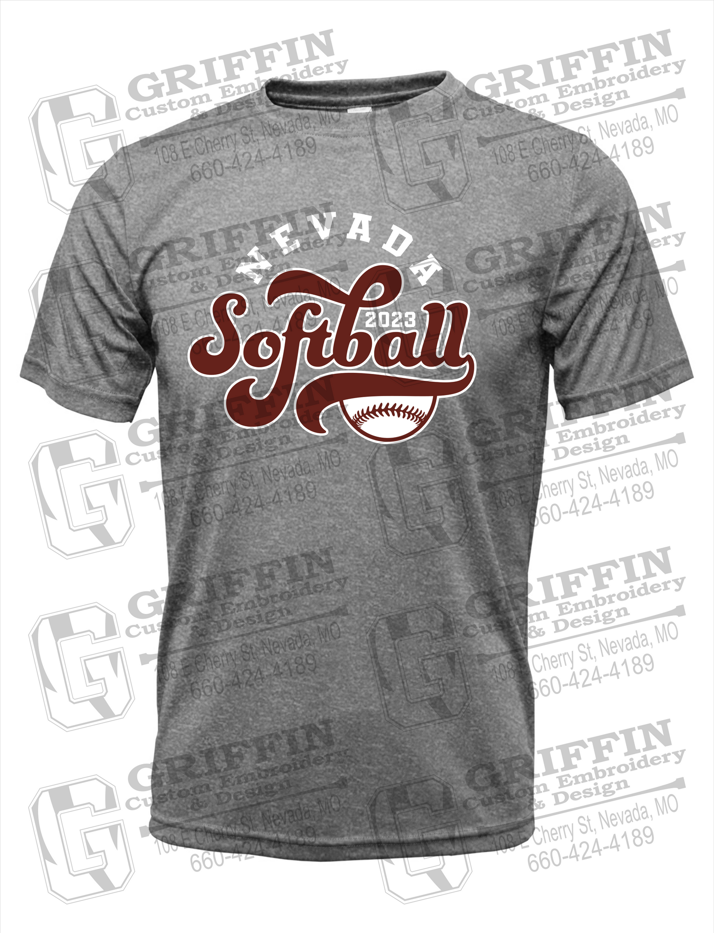 Nevada Tigers 24-D Dry-Fit T-Shirt - Softball
