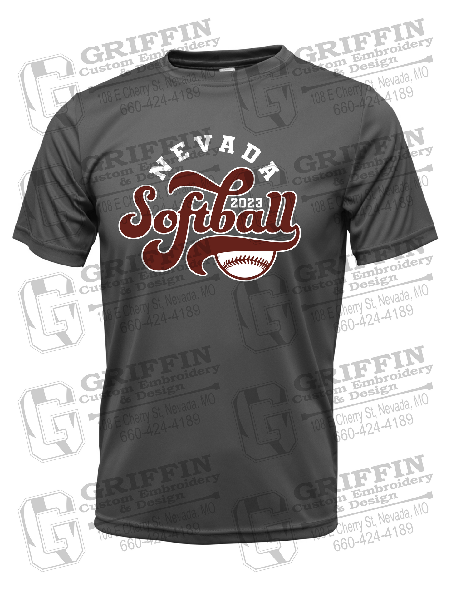 Nevada Tigers 24-D Dry-Fit T-Shirt - Softball