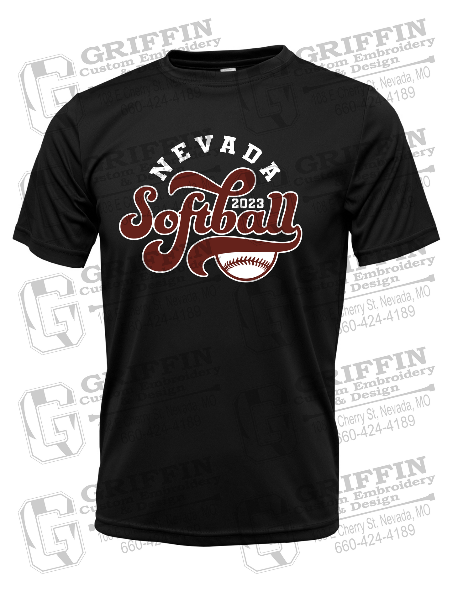 Nevada Tigers 24-D Dry-Fit T-Shirt - Softball