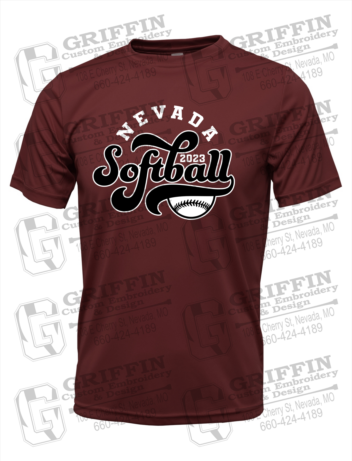 Nevada Tigers 24-D Dry-Fit T-Shirt - Softball