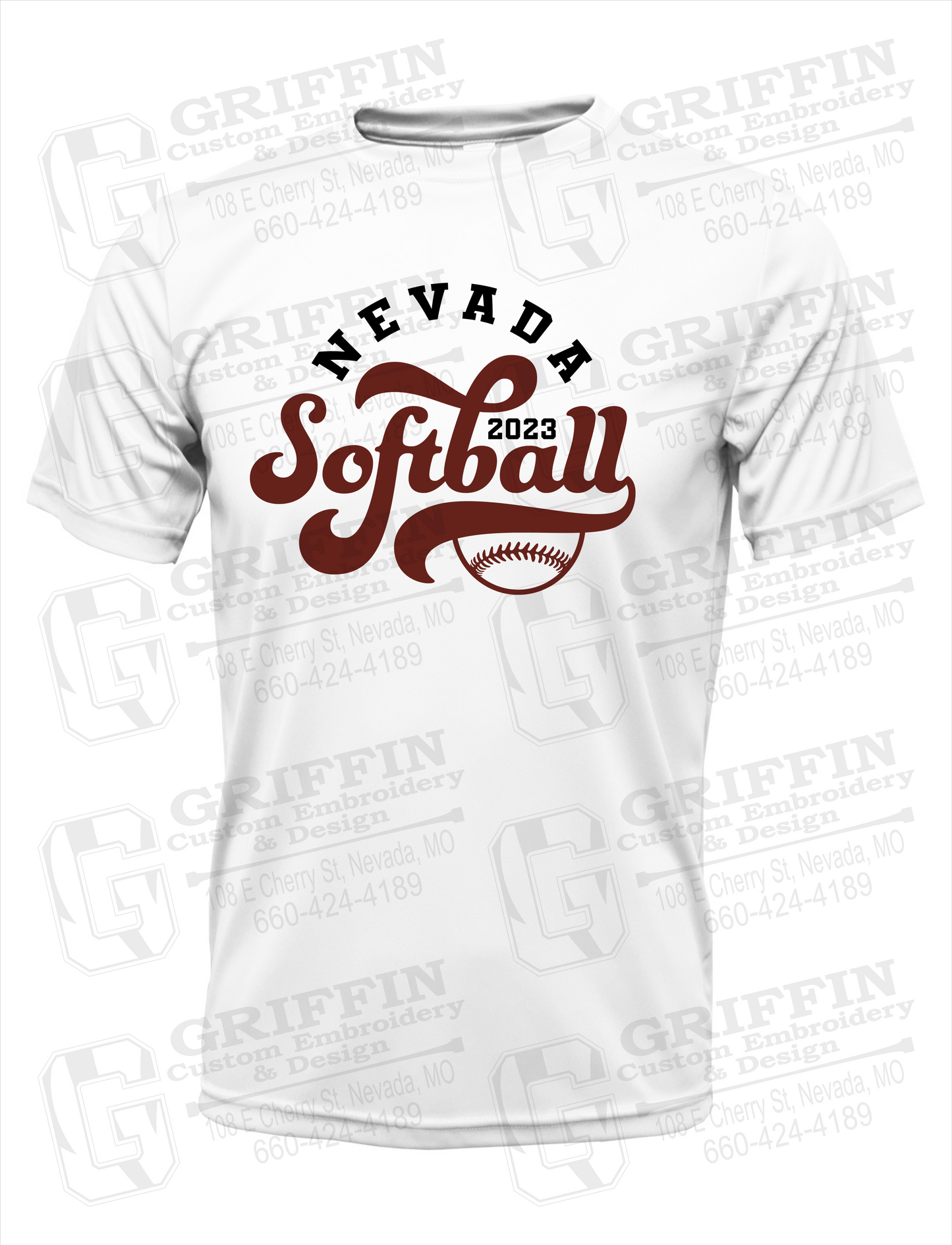 Nevada Tigers 24-D Dry-Fit T-Shirt - Softball