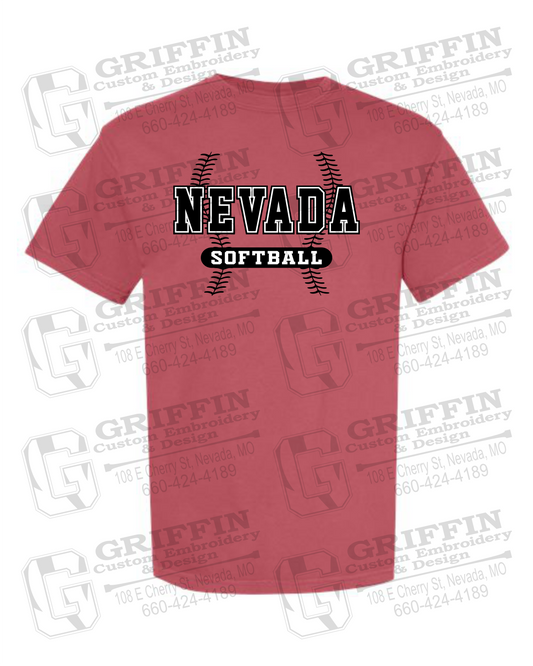 Comfort Colors Short Sleeve T-Shirt - Softball - Nevada Tigers 24-E