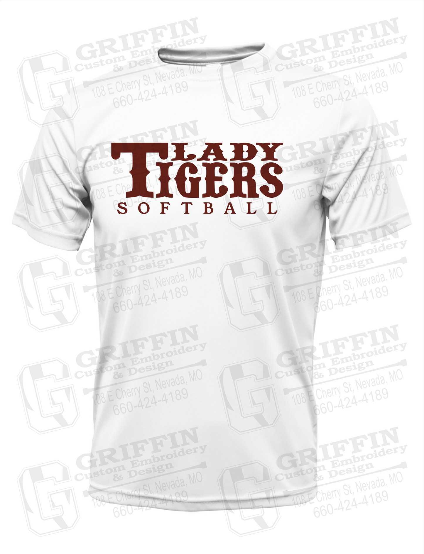 Dry-Fit Short Sleeve T-Shirt - Softball - Nevada Tigers 24-F