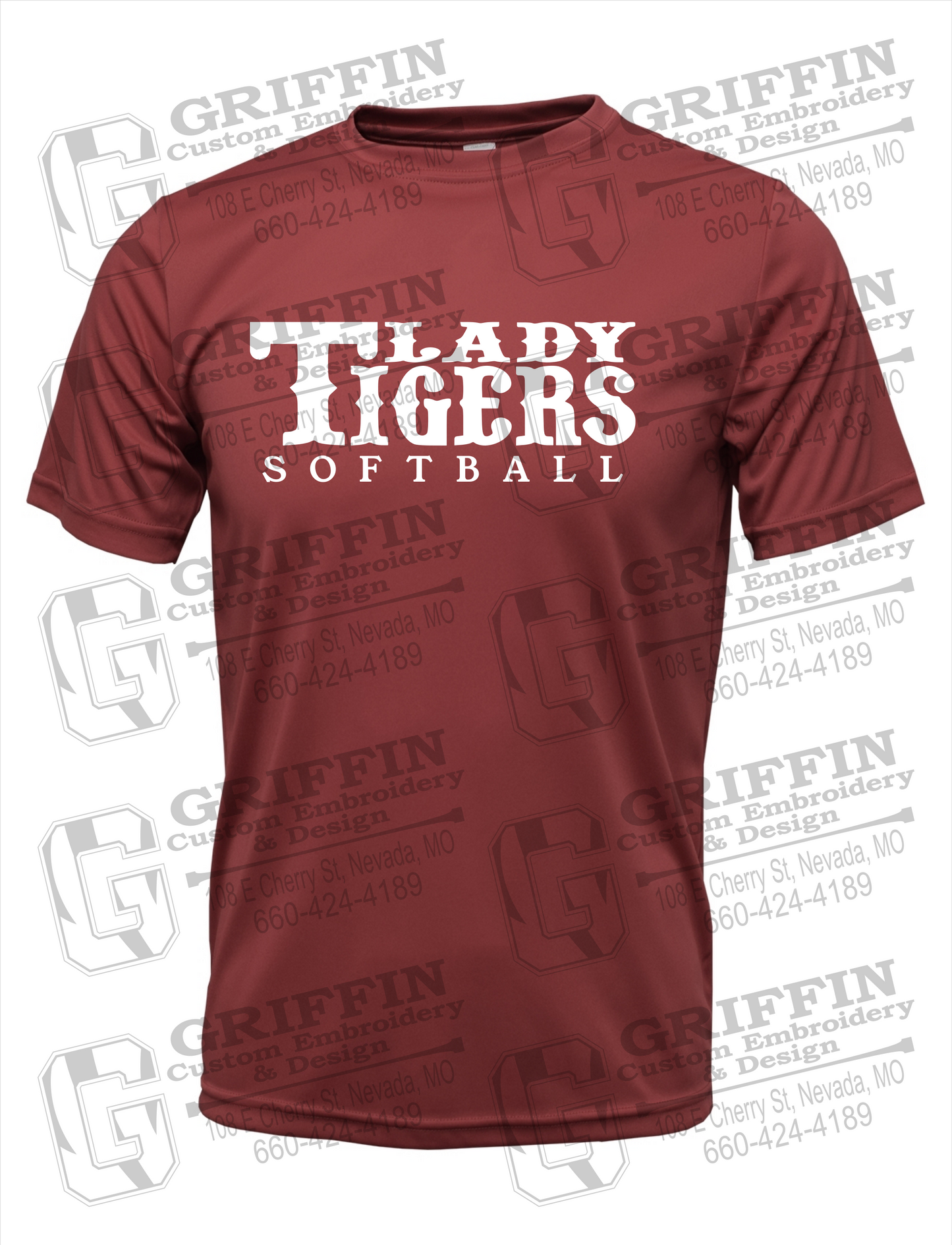 Dry-Fit Short Sleeve T-Shirt - Softball - Nevada Tigers 24-F
