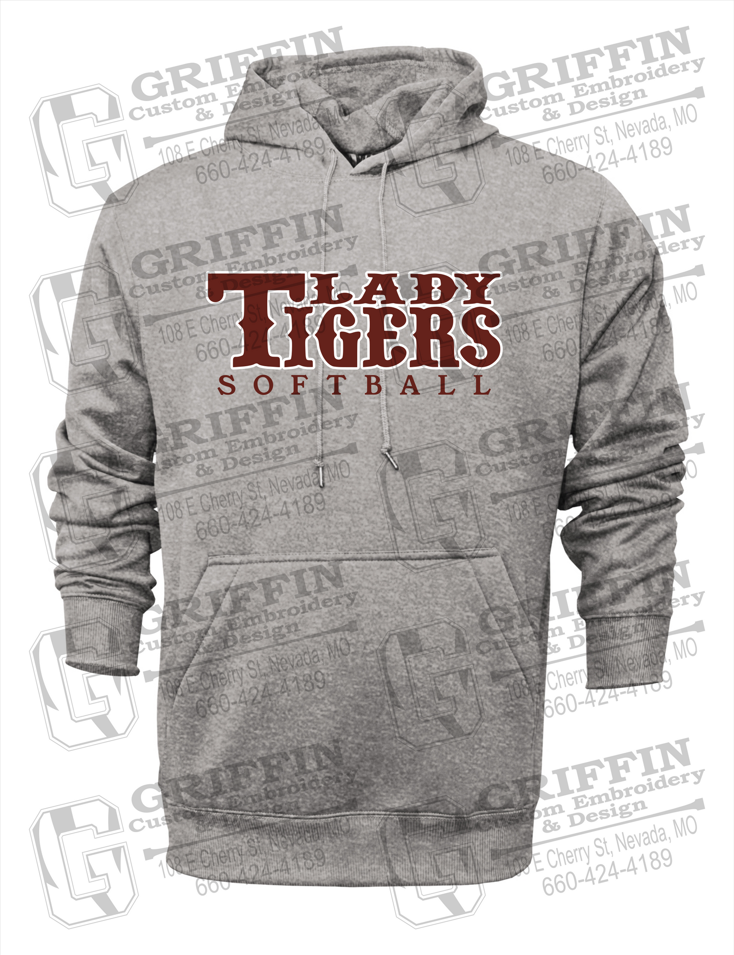 Performance Fleece Hoodie - Softball - Nevada Tigers 24-F