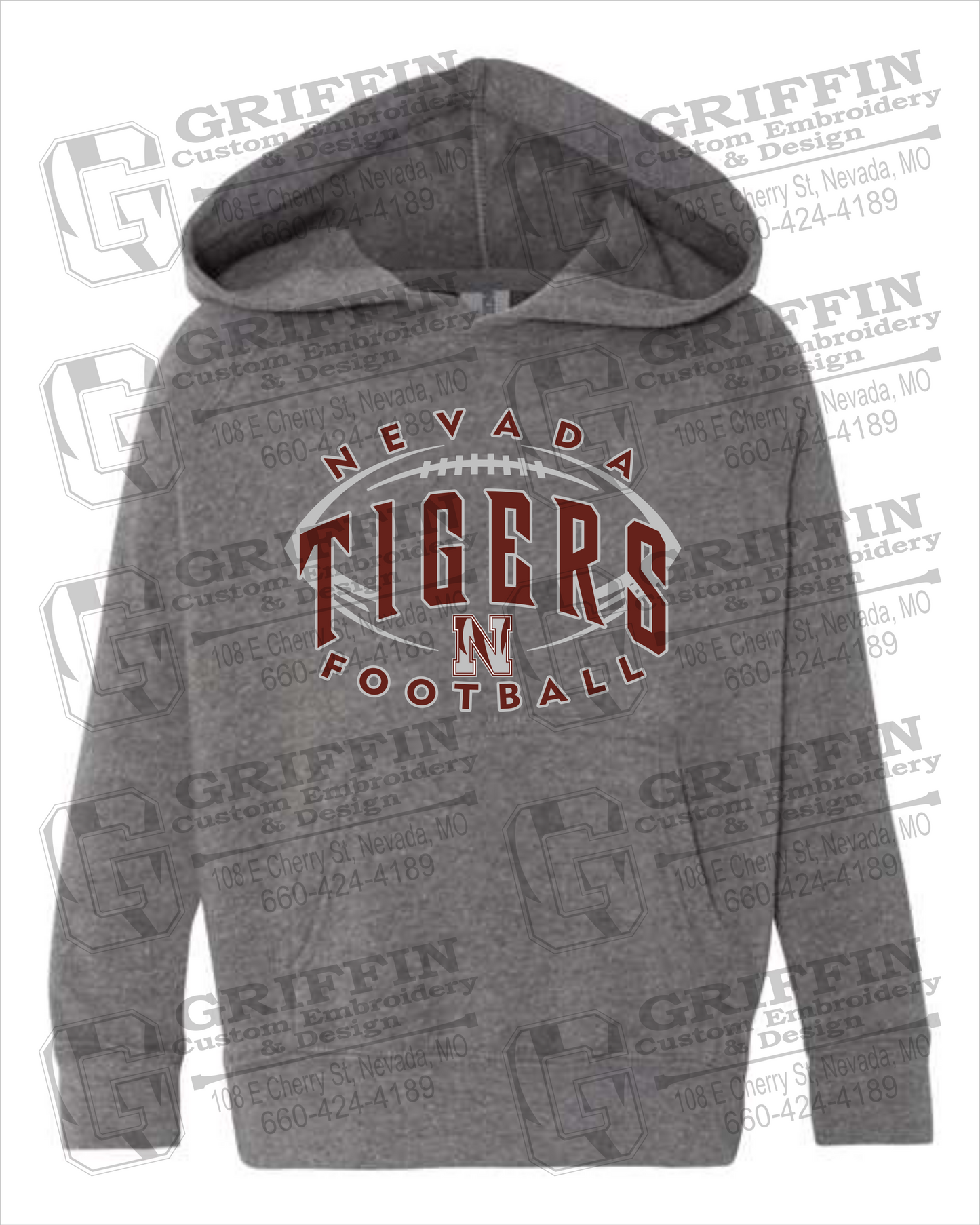 Nevada Tigers 24-G Toddler Hoodie - Football