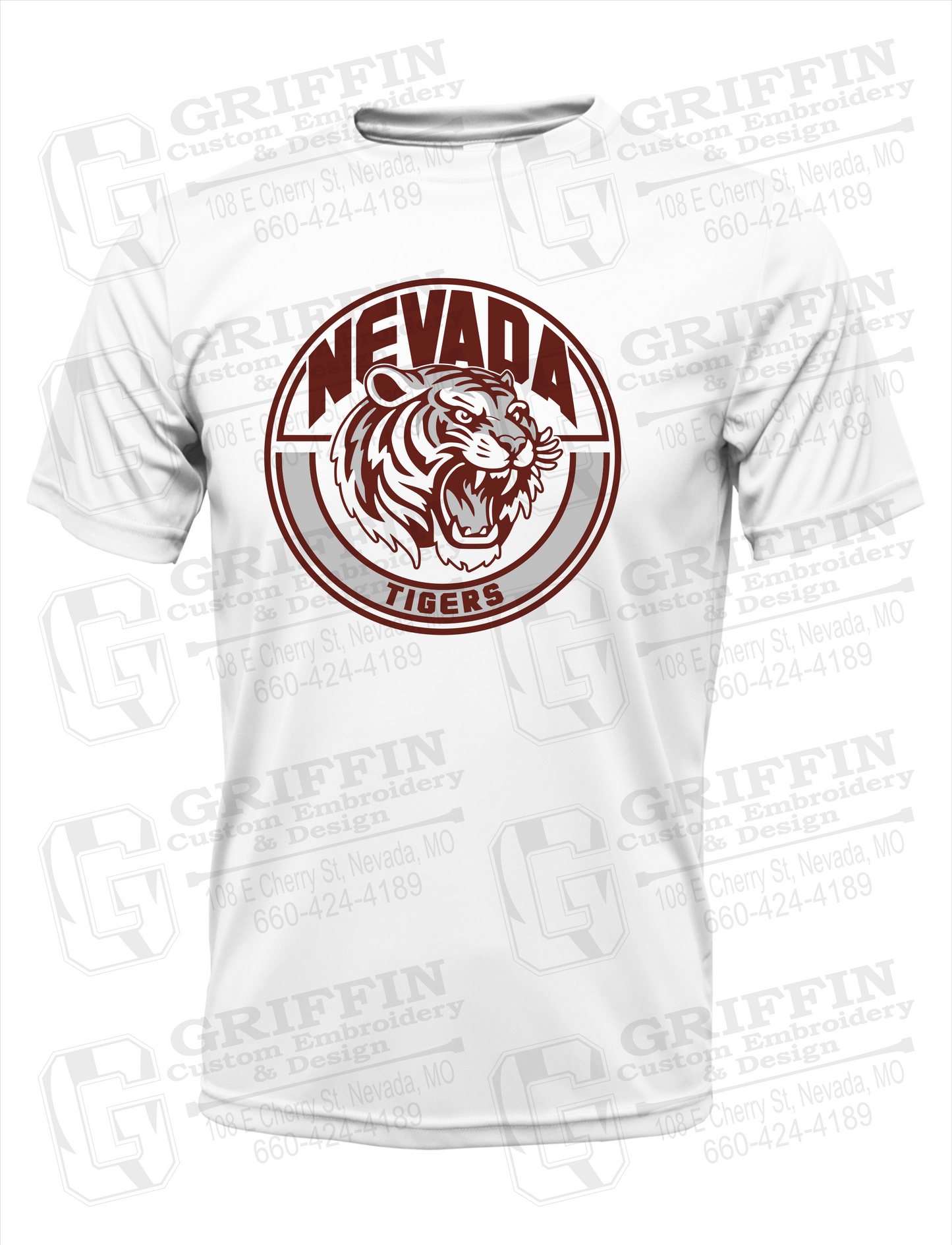 Dry-Fit Short Sleeve T-Shirt - Nevada Tigers 24-H