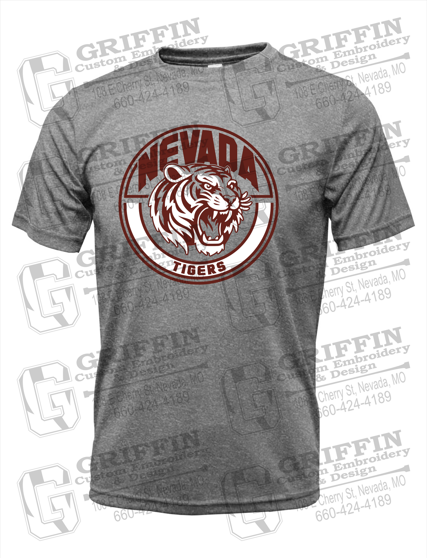 Dry-Fit Short Sleeve T-Shirt - Nevada Tigers 24-H