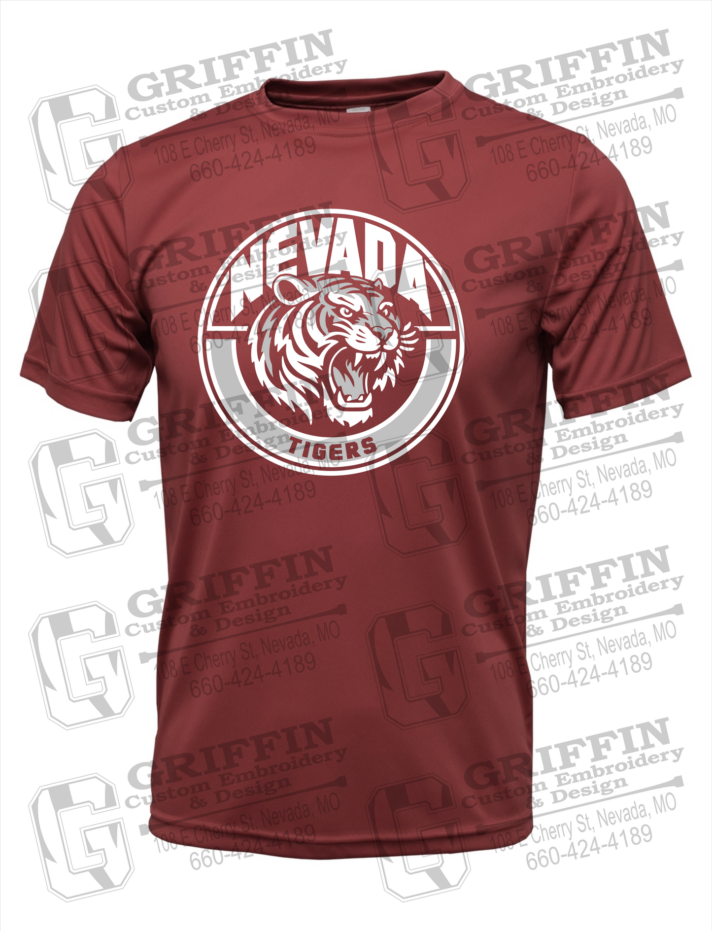 Dry-Fit Short Sleeve T-Shirt - Nevada Tigers 24-H