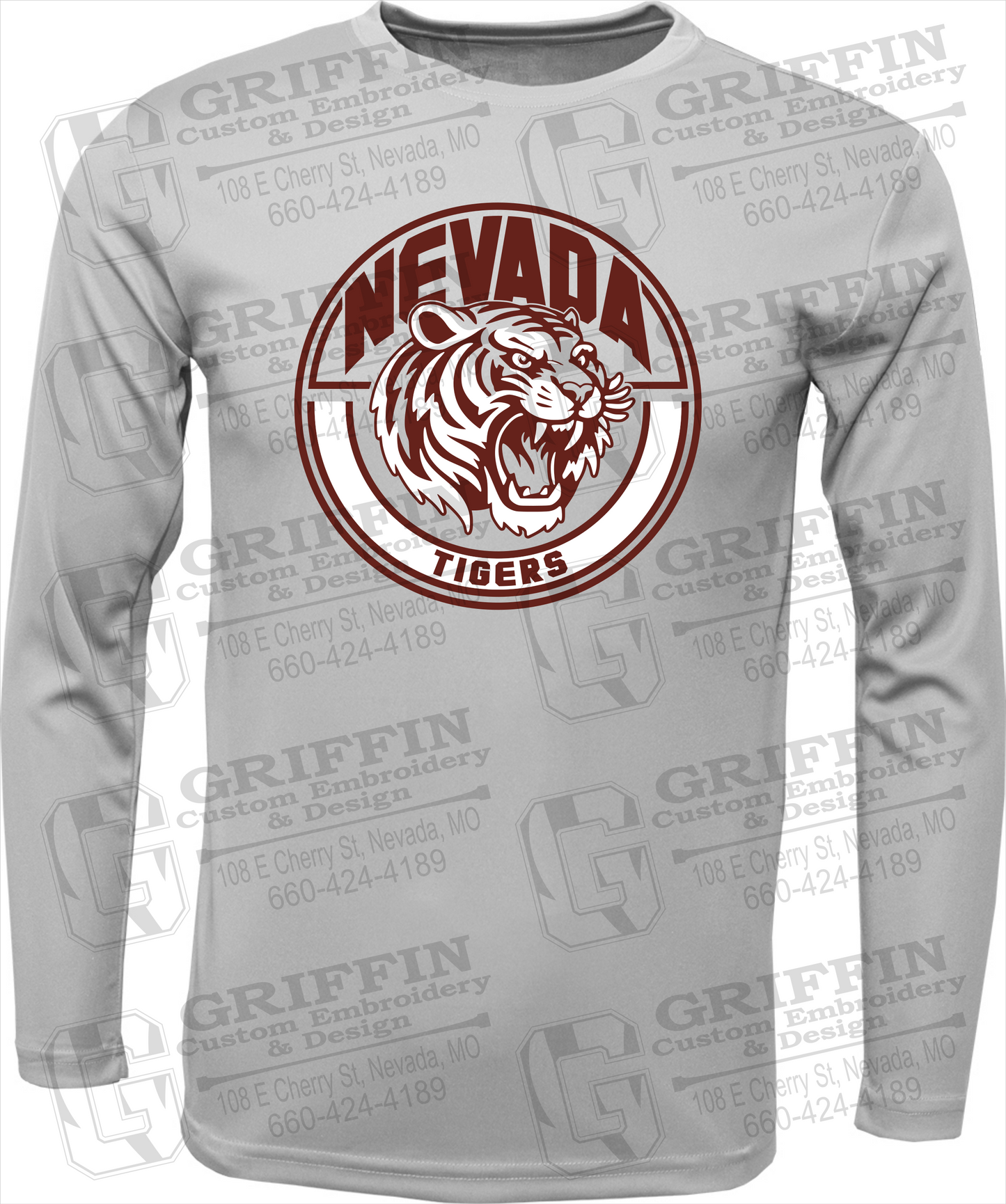 Toddler Dry-Fit Long Sleeve T-Shirt - Nevada Tigers 24-H