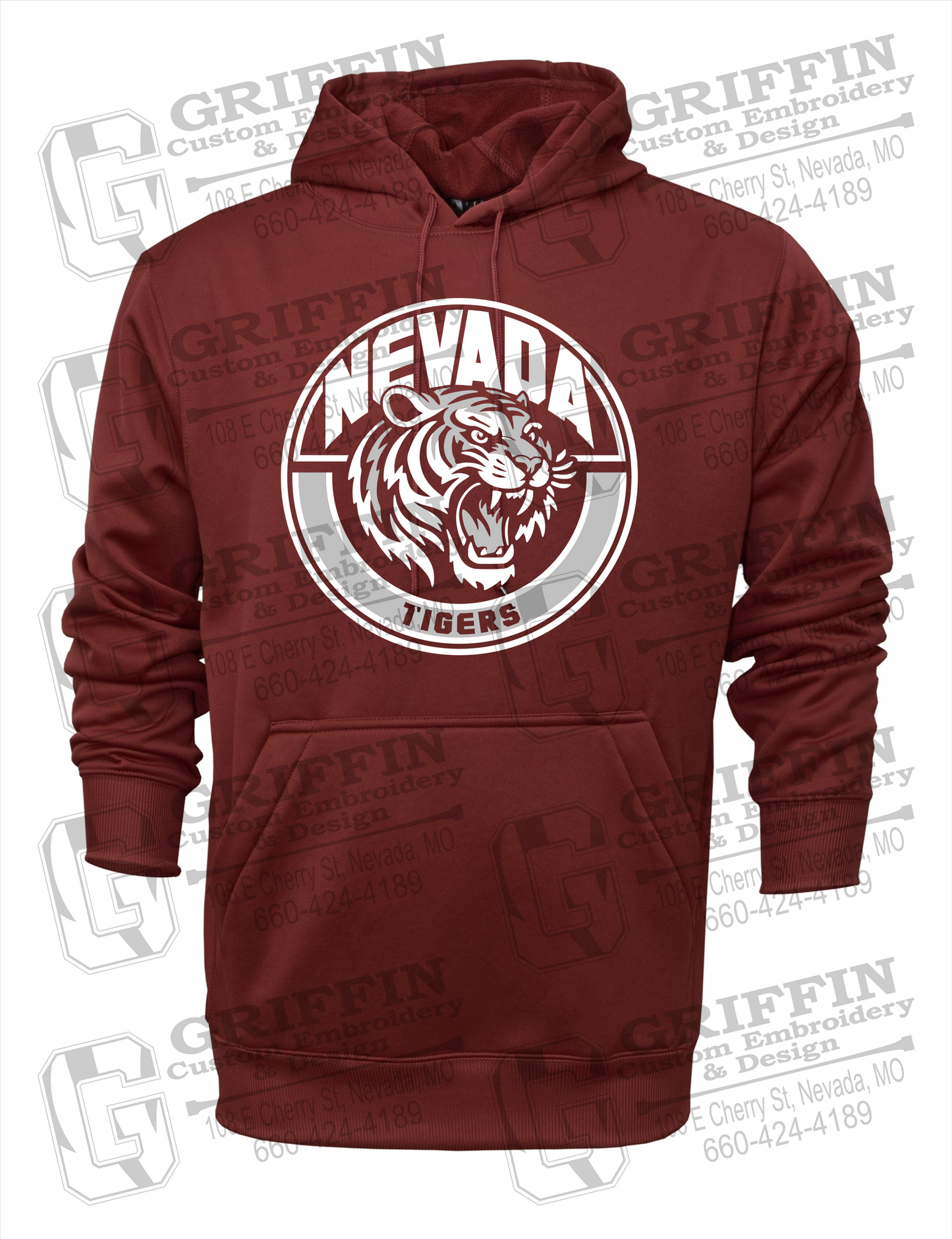 Performance Fleece Hoodie - Nevada Tigers 24-H