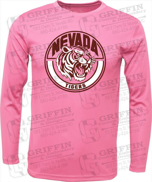Toddler Dry-Fit Long Sleeve T-Shirt - Nevada Tigers 24-H