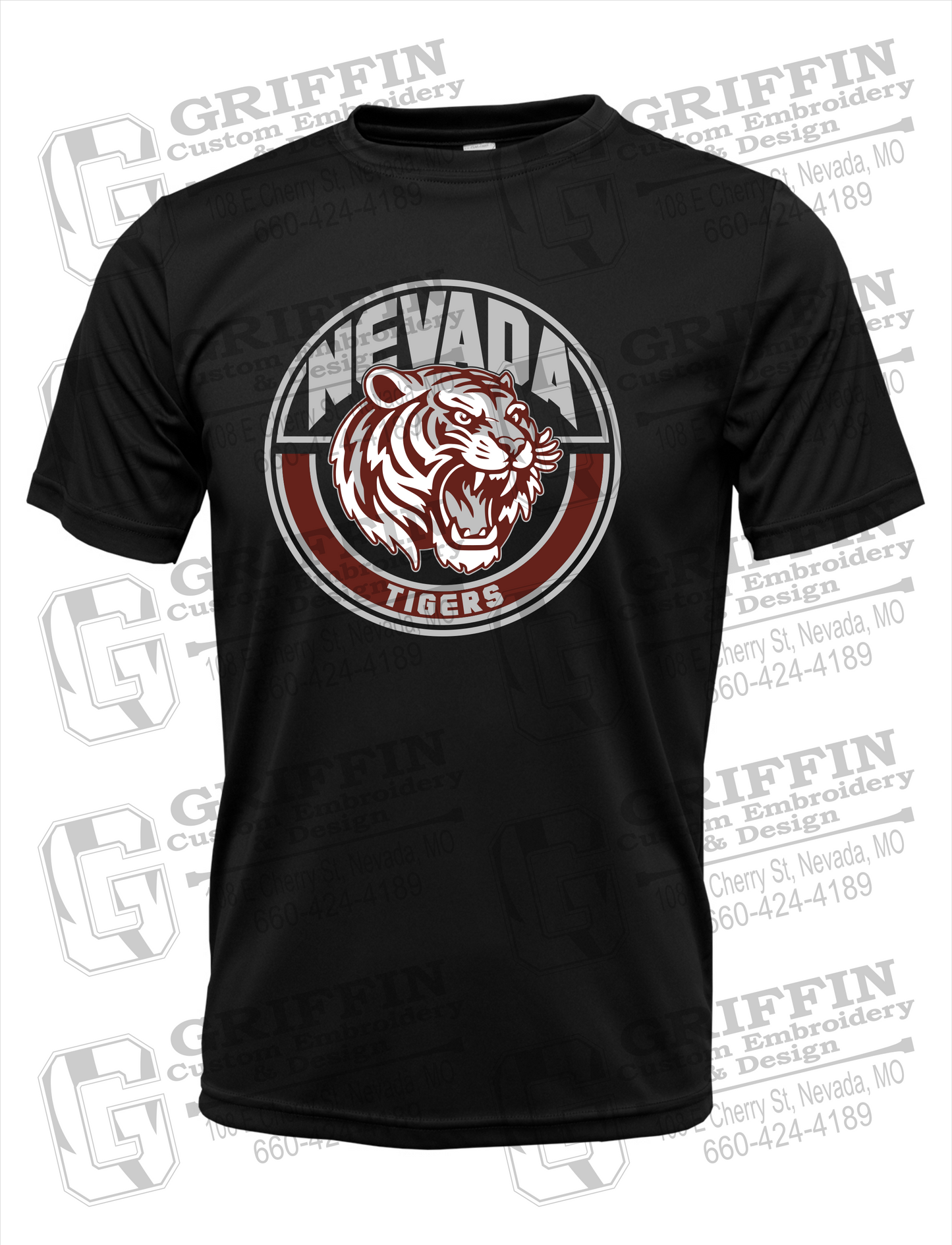 Dry-Fit Short Sleeve T-Shirt - Nevada Tigers 24-H