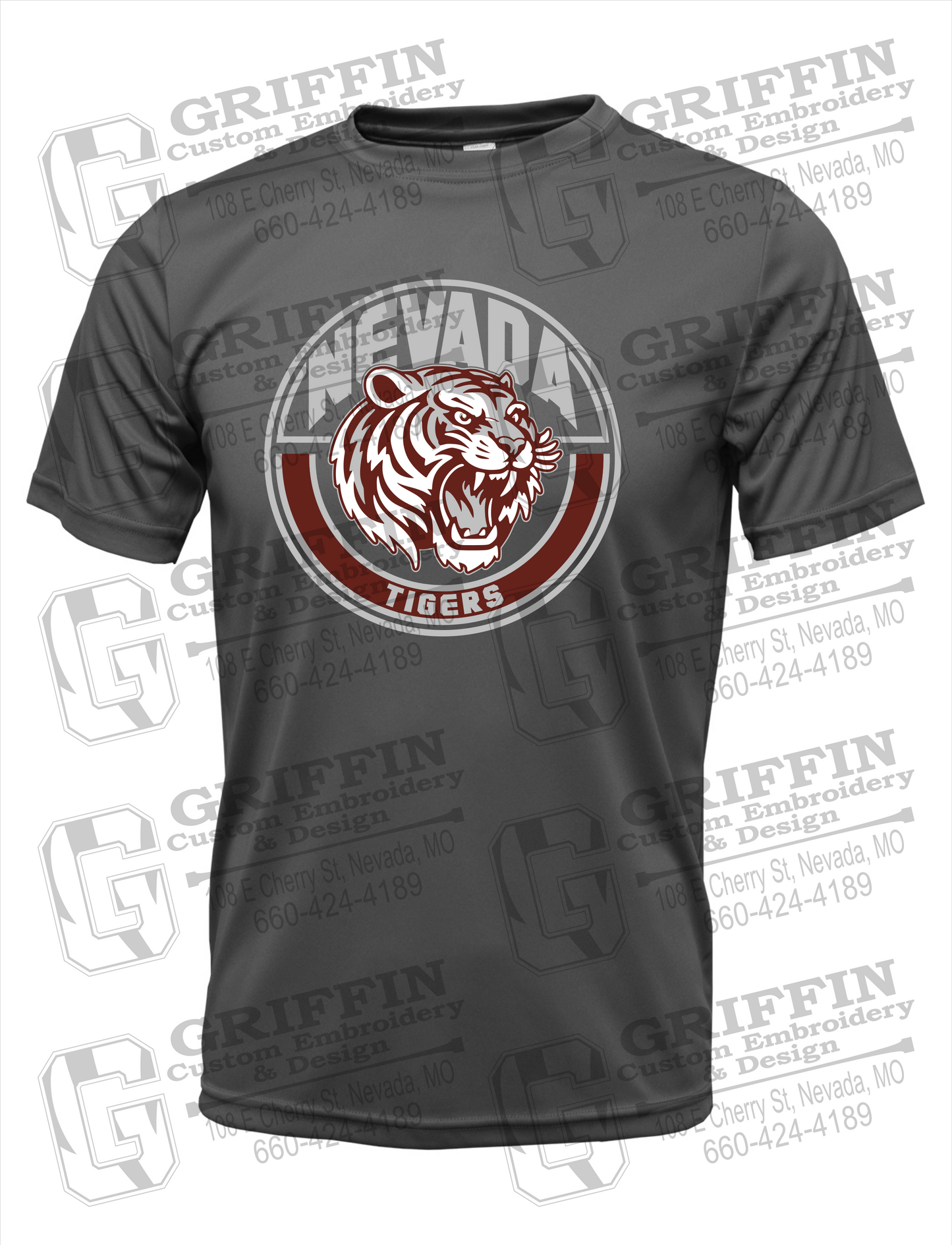 Dry-Fit Short Sleeve T-Shirt - Nevada Tigers 24-H