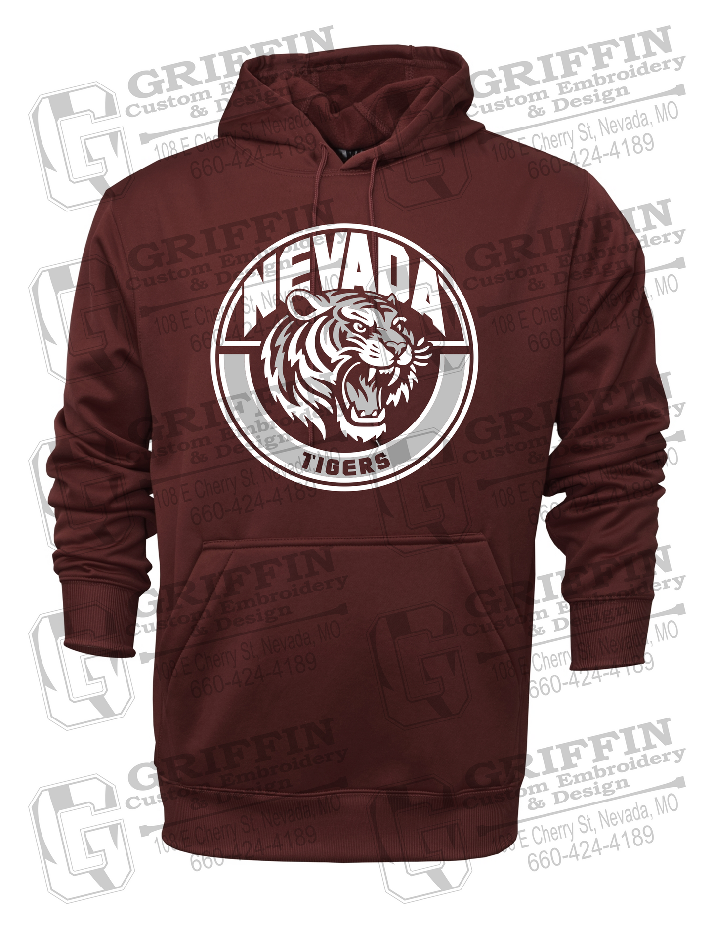 Performance Fleece Hoodie - Nevada Tigers 24-H