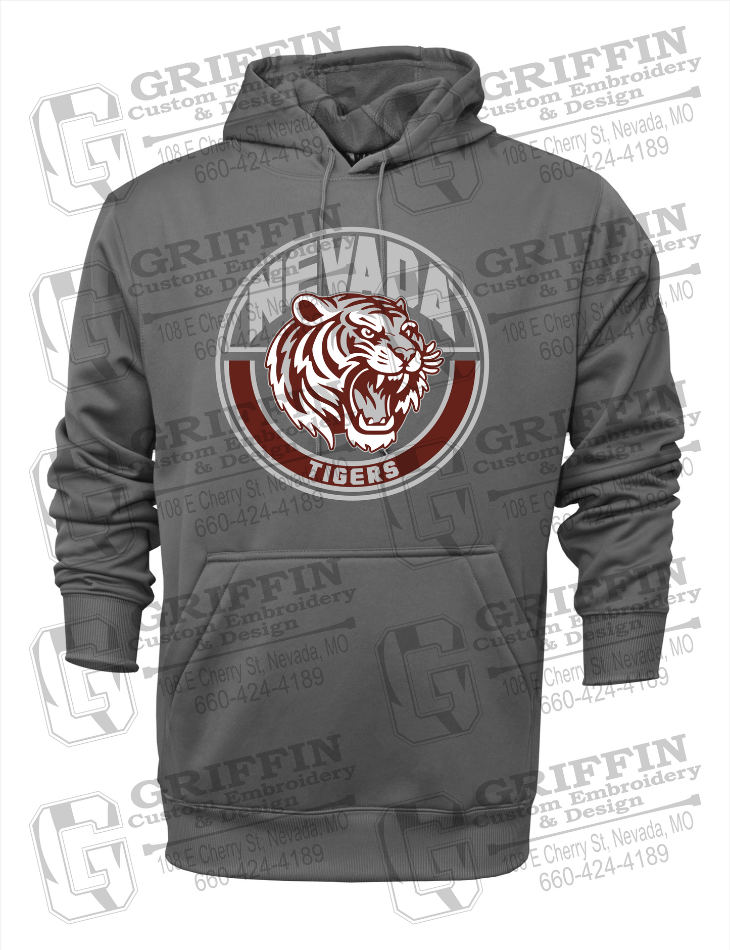 Performance Fleece Hoodie - Nevada Tigers 24-H