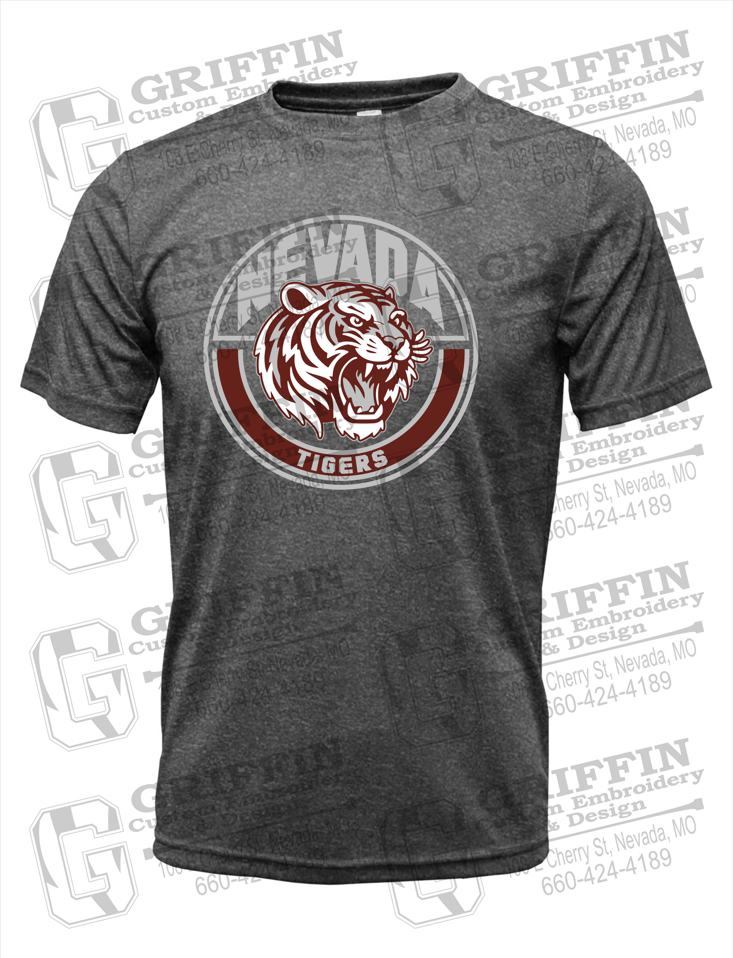 Dry-Fit Short Sleeve T-Shirt - Nevada Tigers 24-H