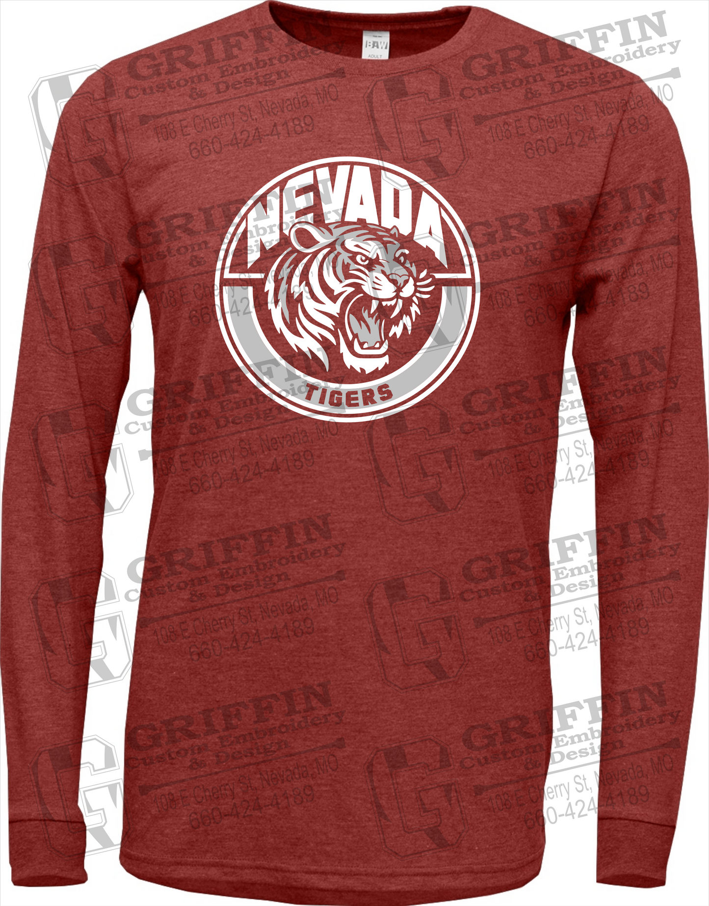 Soft-Tek Long Sleeve T-Shirt - Nevada Tigers 24-H
