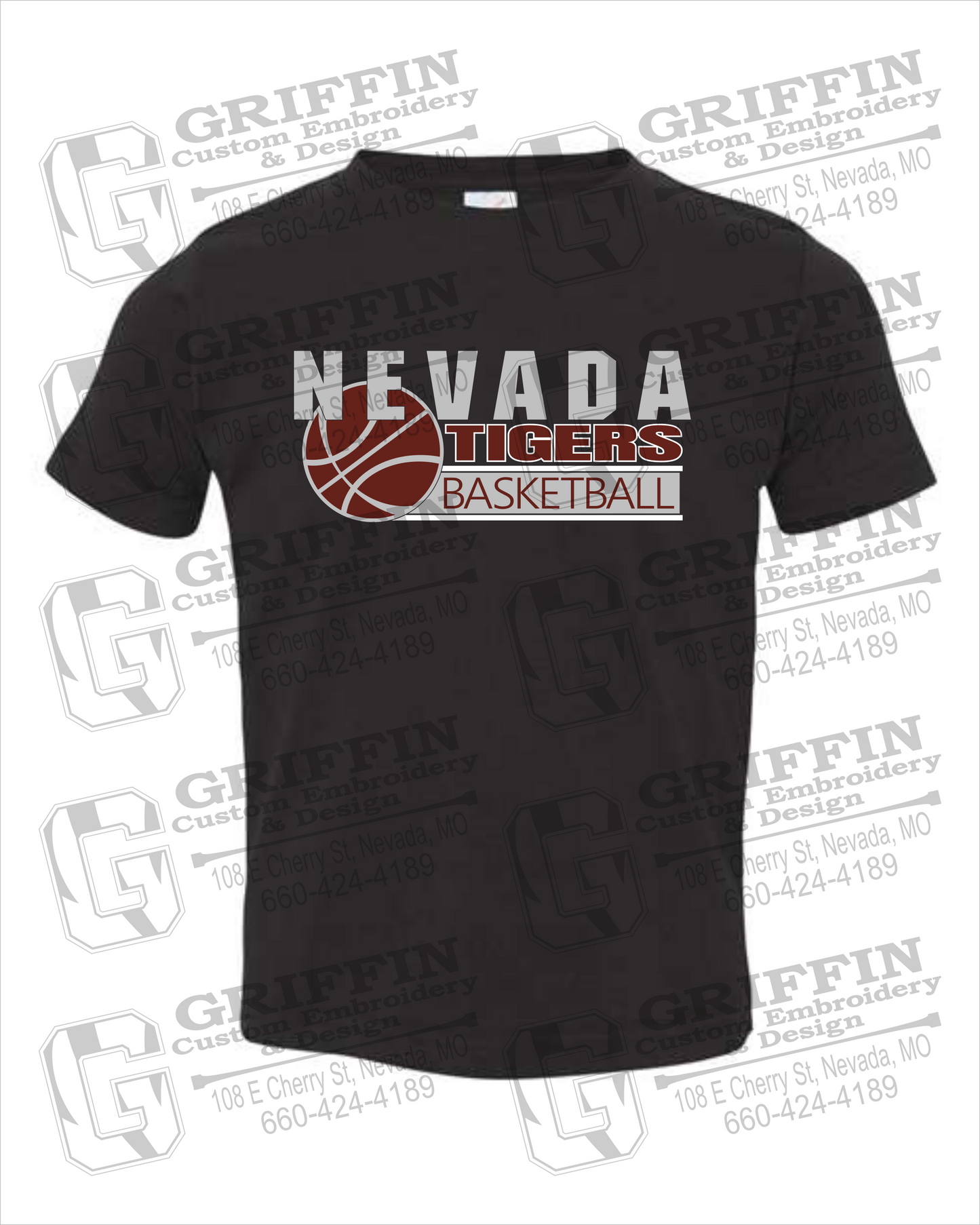 Toddler/Infant T-Shirt - Basketball - Nevada Tigers 24-I