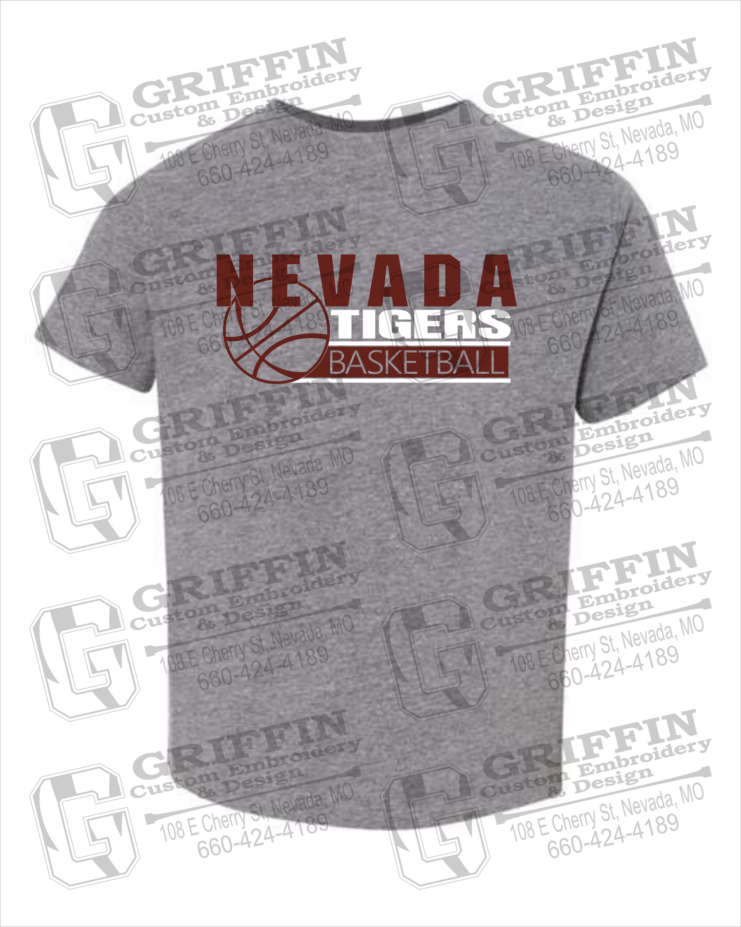 Toddler/Infant T-Shirt - Basketball - Nevada Tigers 24-I