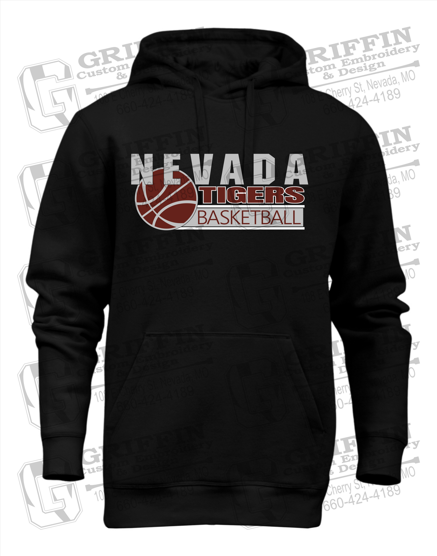 Nevada Tigers 24-I Heavyweight Hoodie - Basketball