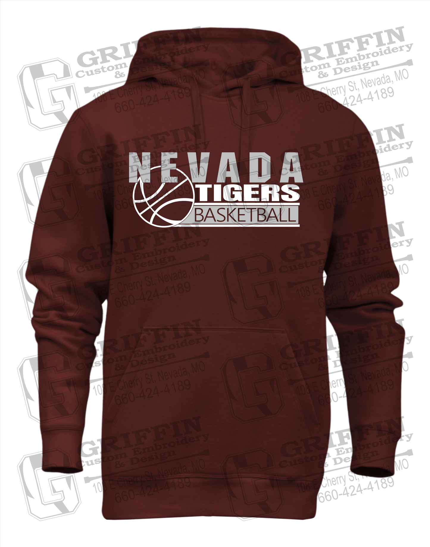 Nevada Tigers 24-I Heavyweight Hoodie - Basketball