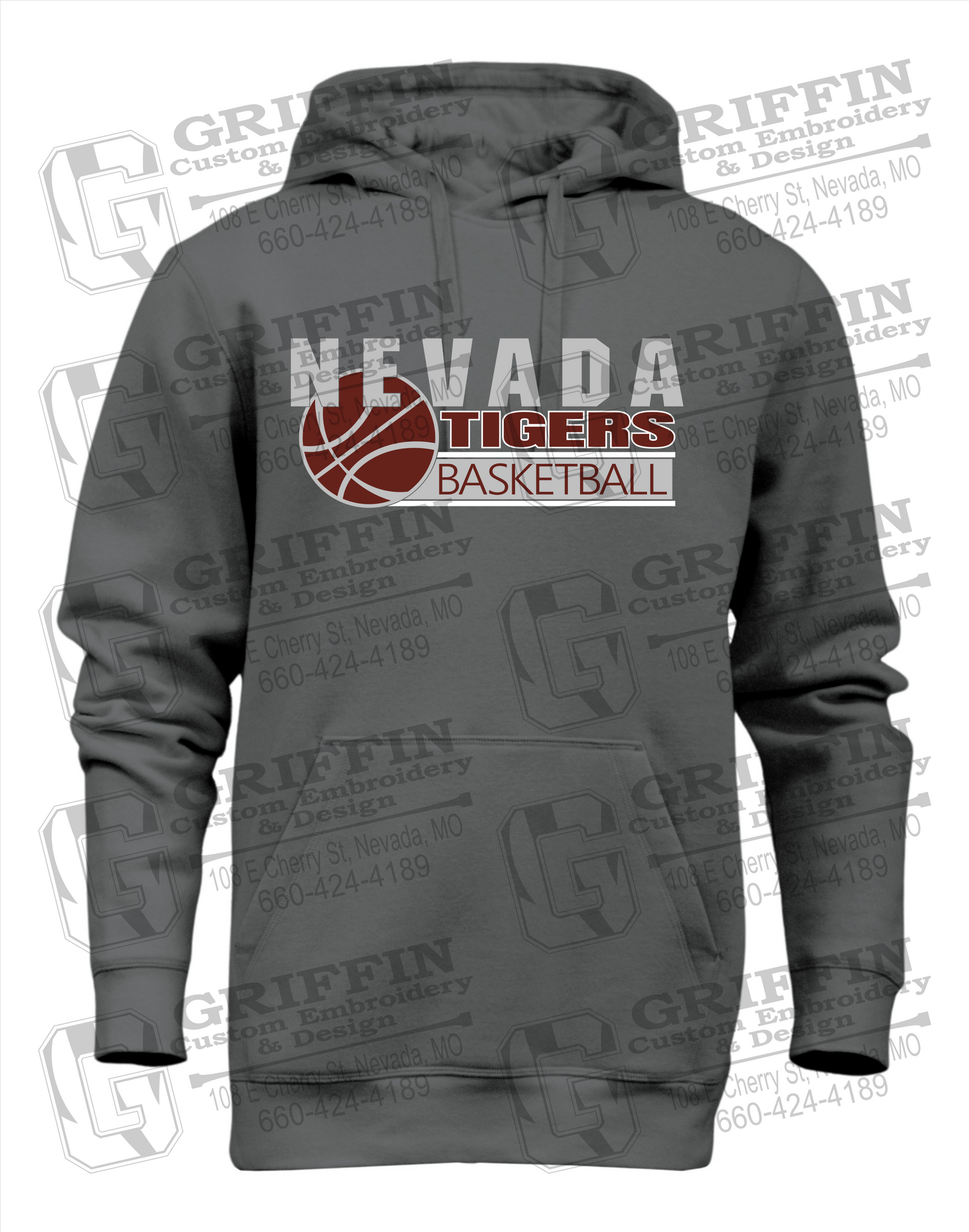 Nevada Tigers 24-I Heavyweight Hoodie - Basketball