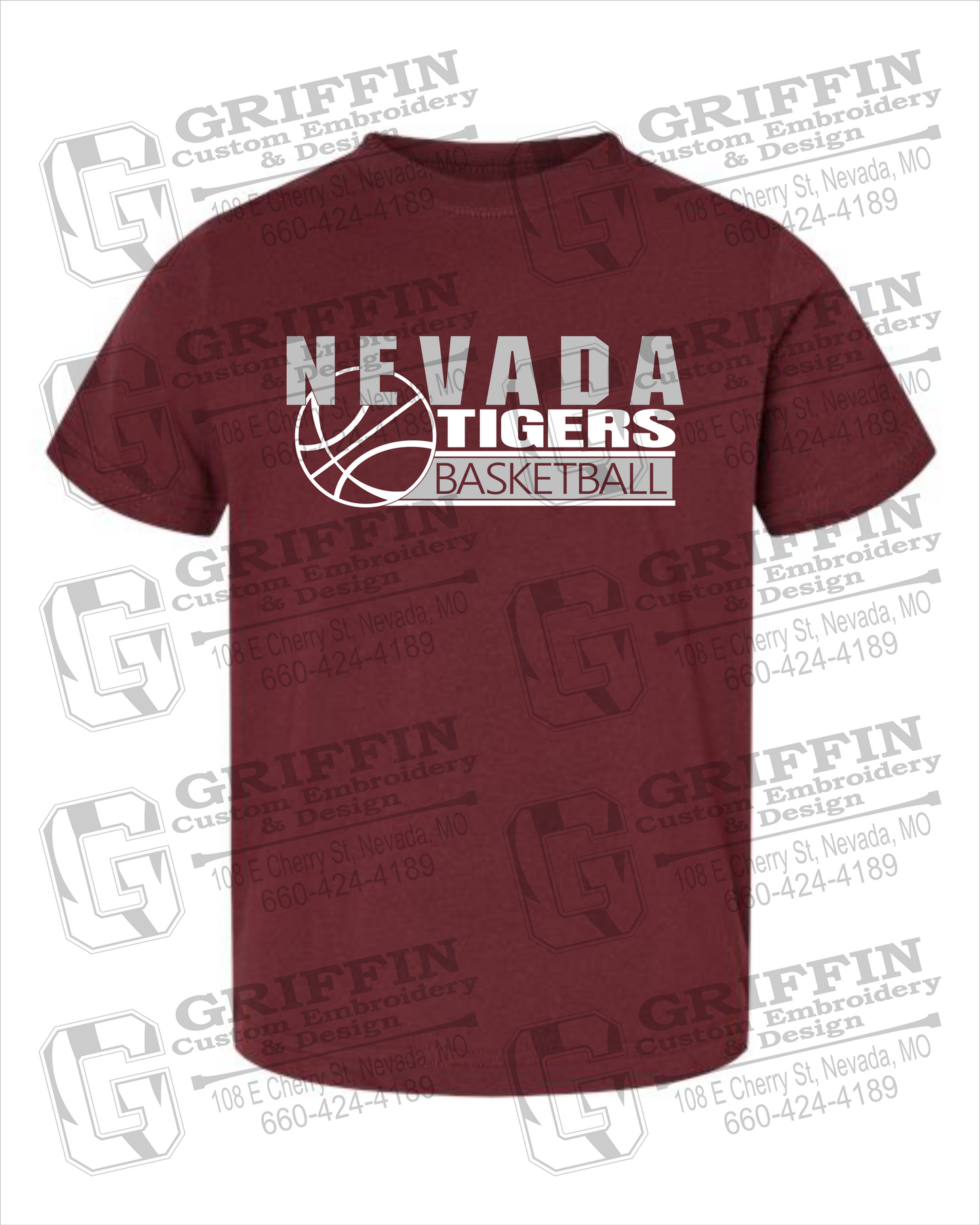 Toddler/Infant T-Shirt - Basketball - Nevada Tigers 24-I