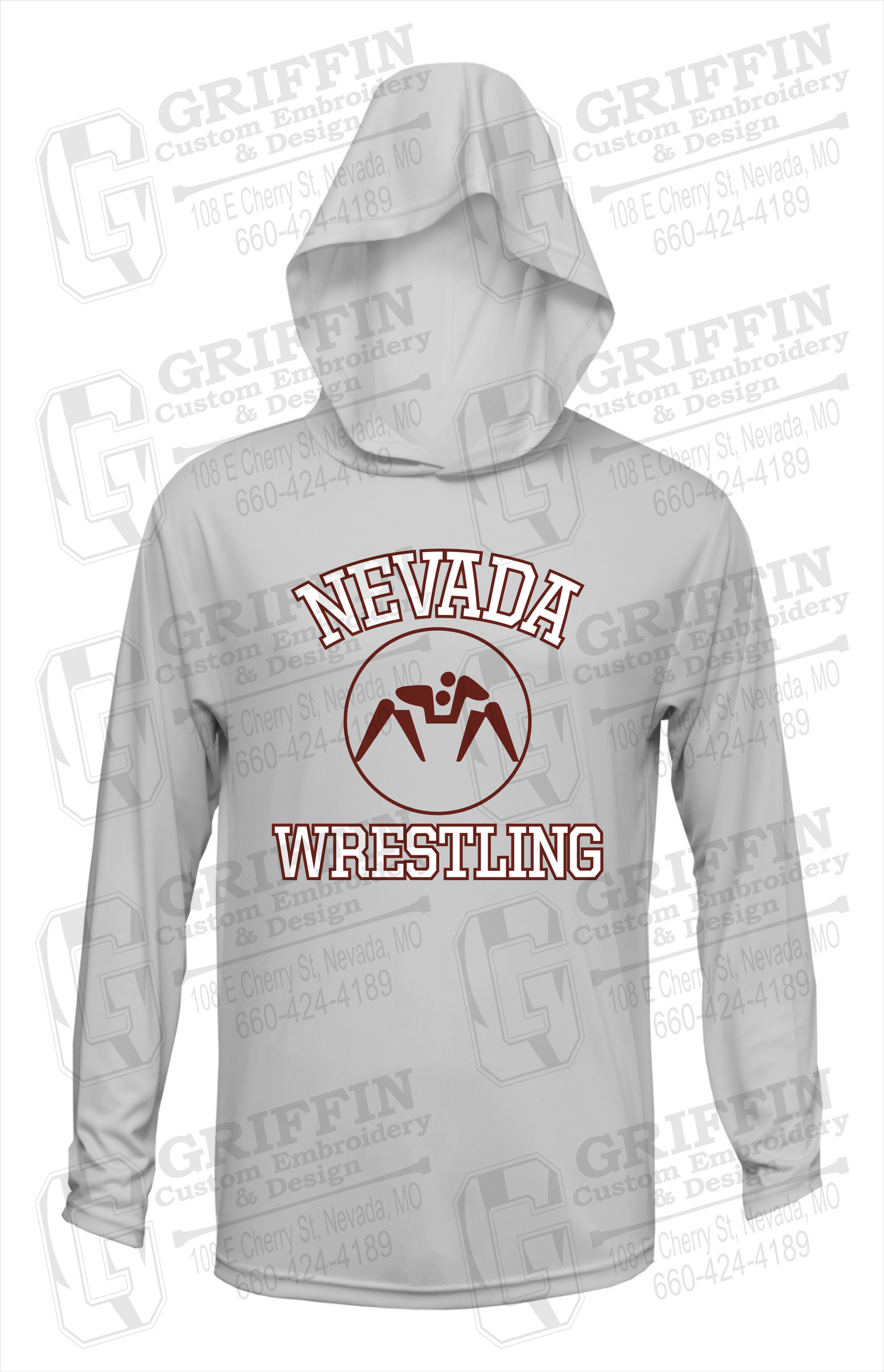 Dry-Fit T-Shirt Hoodie - Wrestling - Nevada Tigers 24-J