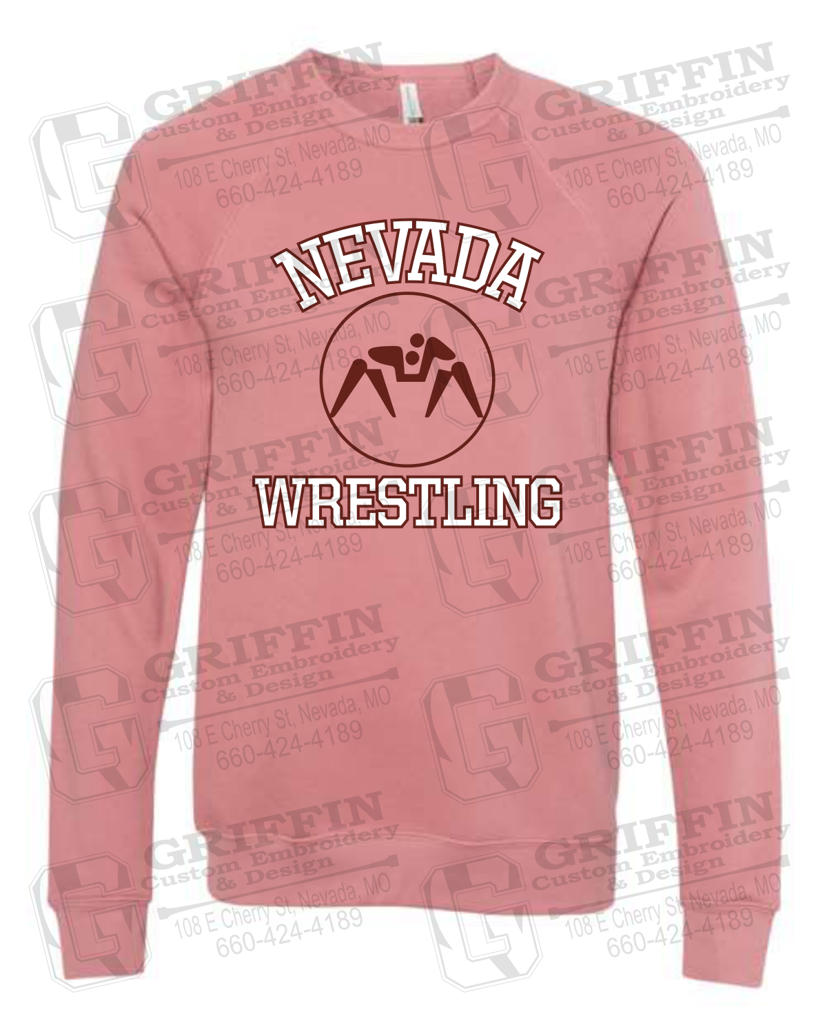 Sponge Fleece Sweatshirt - Wrestling - Nevada Tigers 24-J
