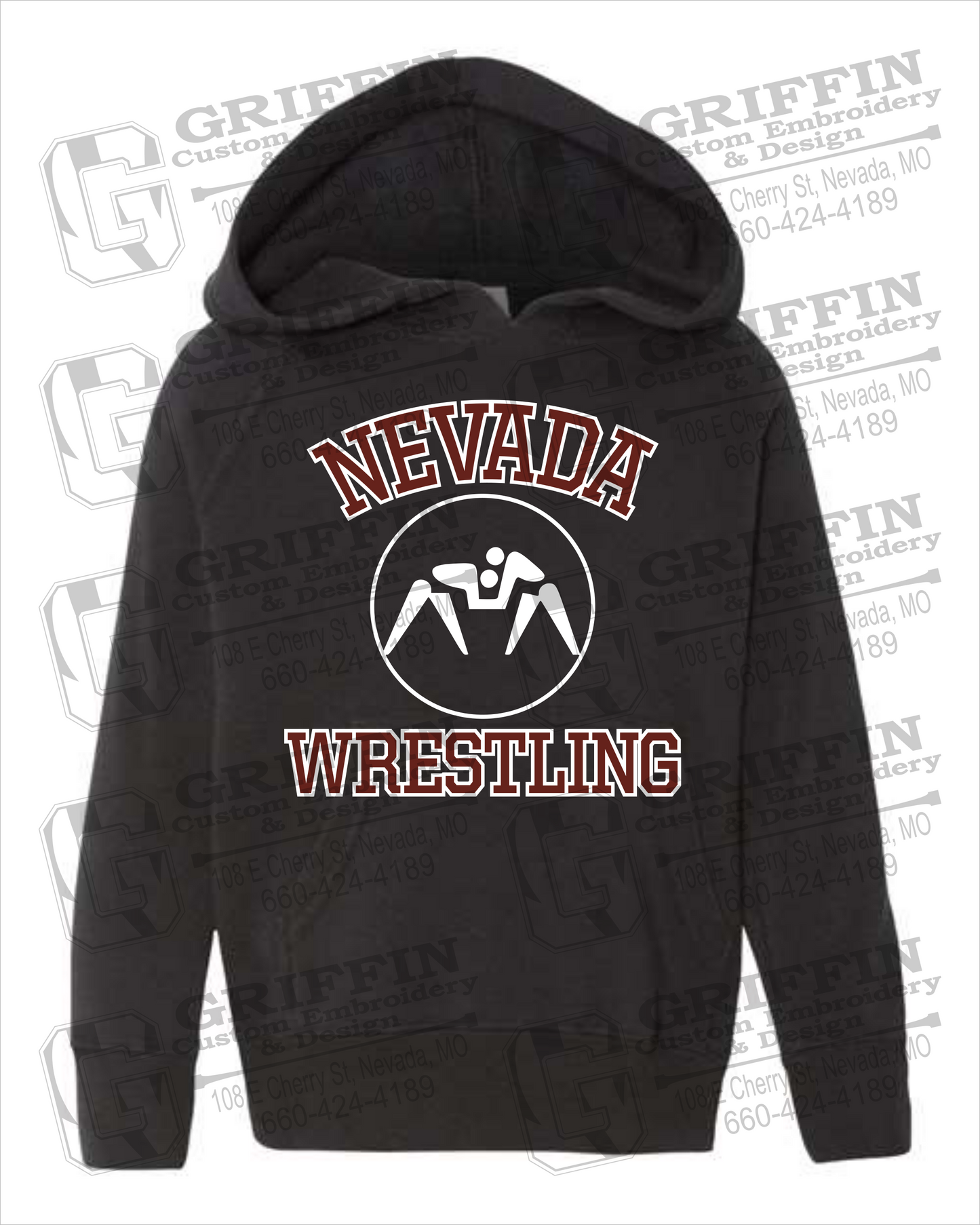 Nevada Tigers 24-J Toddler Hoodie - Wrestling