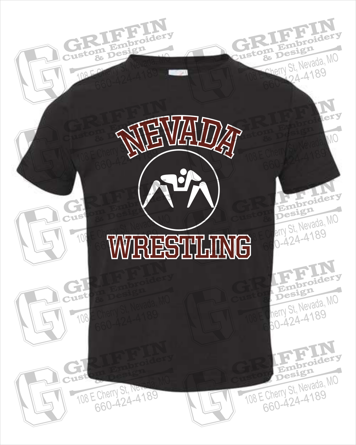 Nevada Tigers 24-J Toddler/Infant T-Shirt - Wrestling