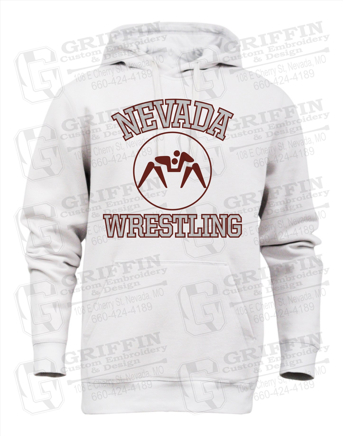Heavyweight Fleece Hoodie - Wrestling - Nevada Tigers 24-J