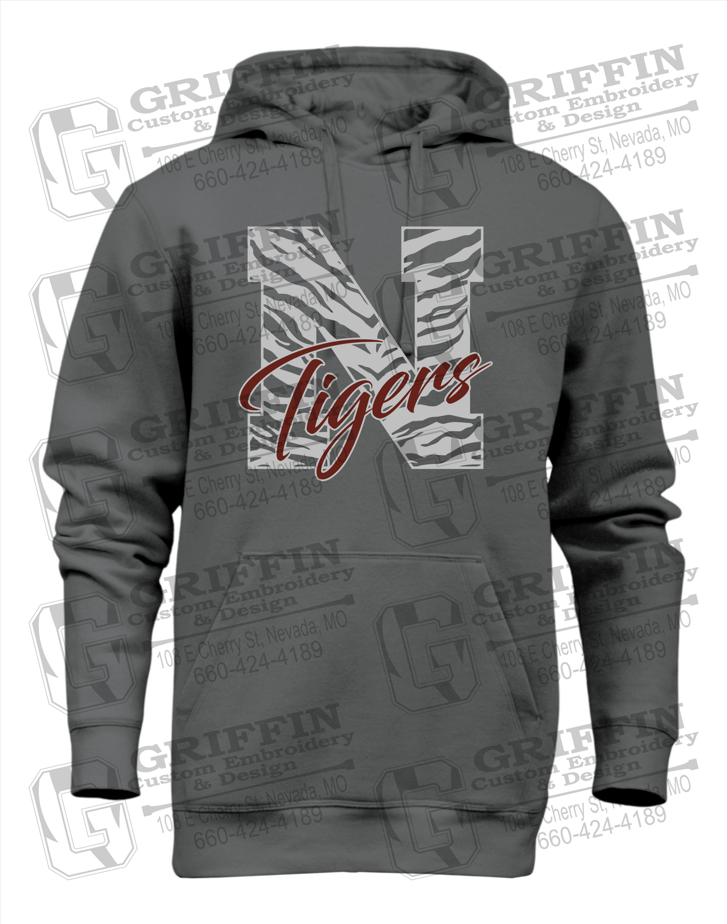 Heavyweight Fleece Hoodie - Nevada Tigers 24-K