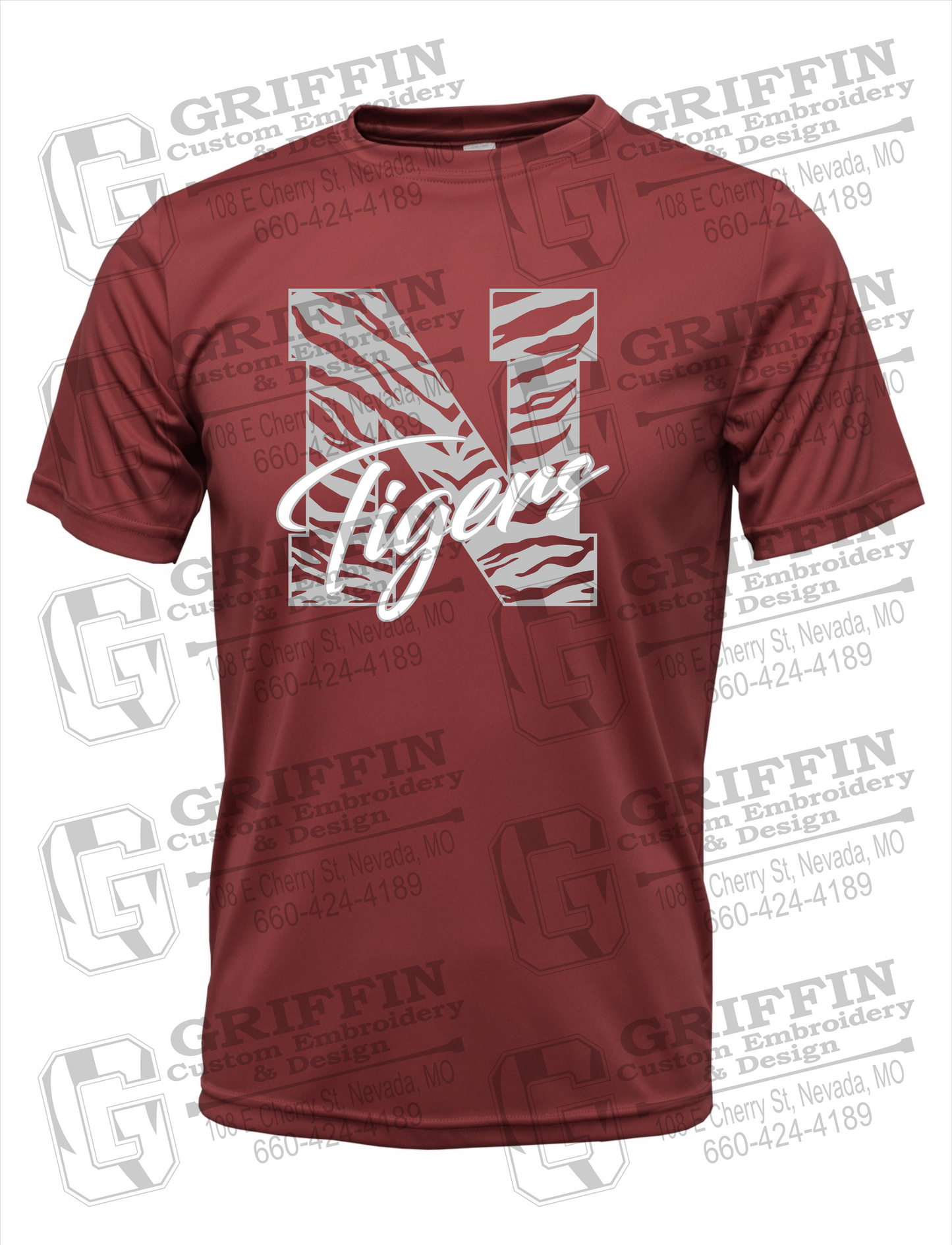 Dry-Fit Short Sleeve T-Shirt - Nevada Tigers 24-K