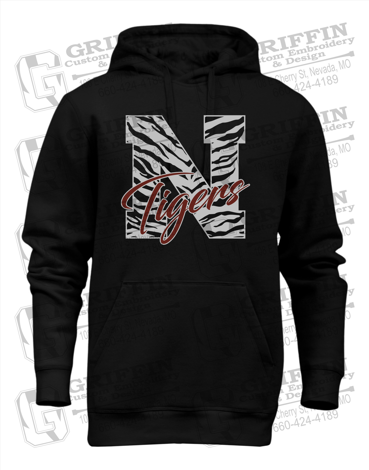 Heavyweight Fleece Hoodie - Nevada Tigers 24-K