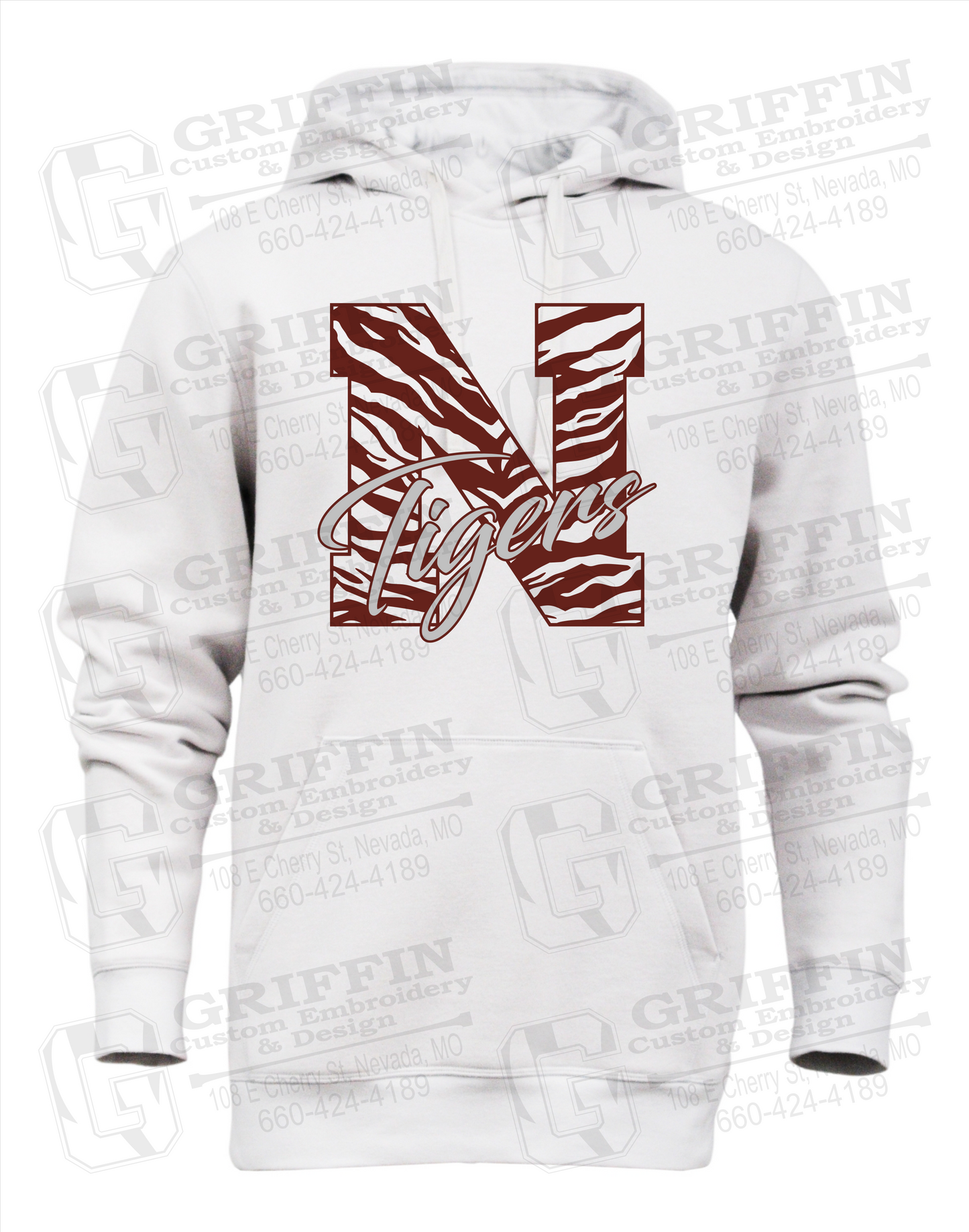 Heavyweight Fleece Hoodie - Nevada Tigers 24-K