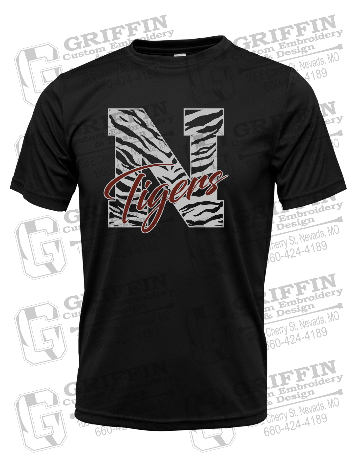 Dry-Fit Short Sleeve T-Shirt - Nevada Tigers 24-K