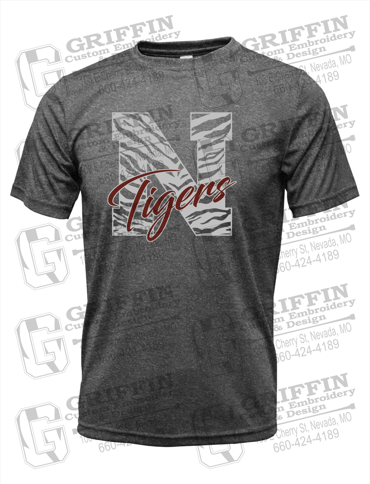 Dry-Fit Short Sleeve T-Shirt - Nevada Tigers 24-K
