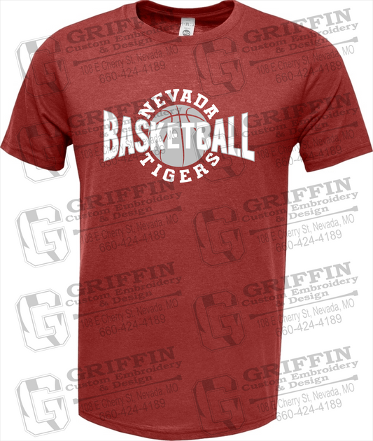 Soft-Tek Short Sleeve T-Shirt - Basketball - Nevada Tigers 24-M