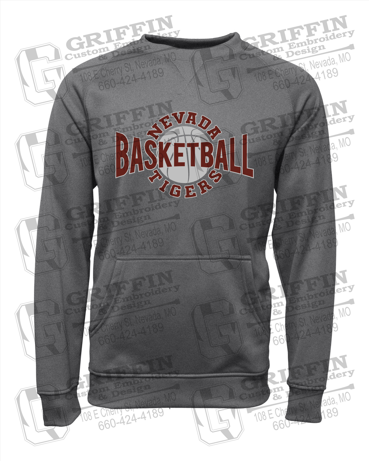 Performance Fleece Sweatshirt - Basketball - Nevada Tigers 24-M