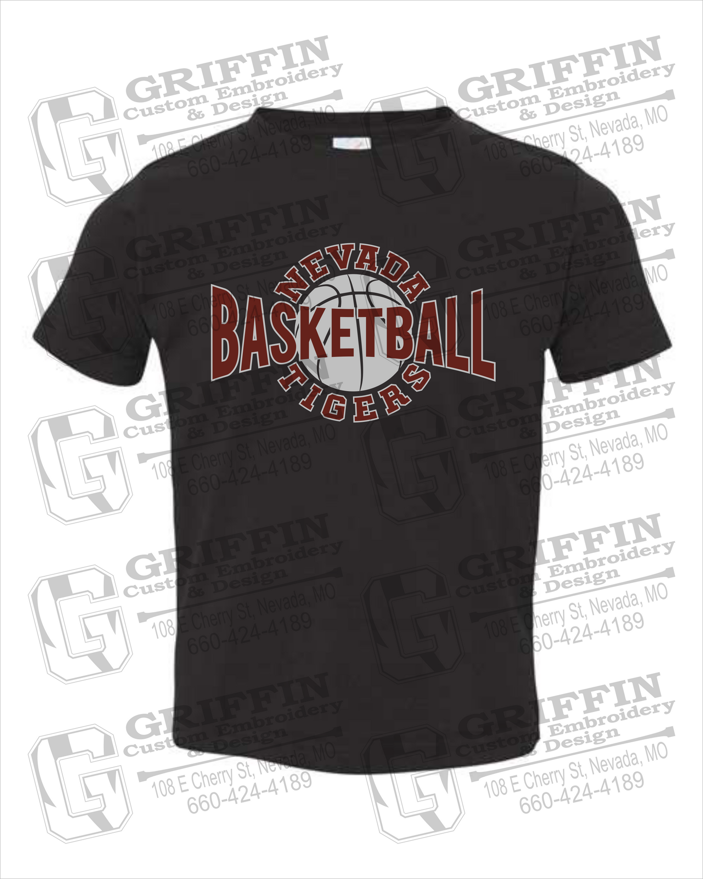 Toddler/Infant T-Shirt - Basketball - Nevada Tigers 24-M
